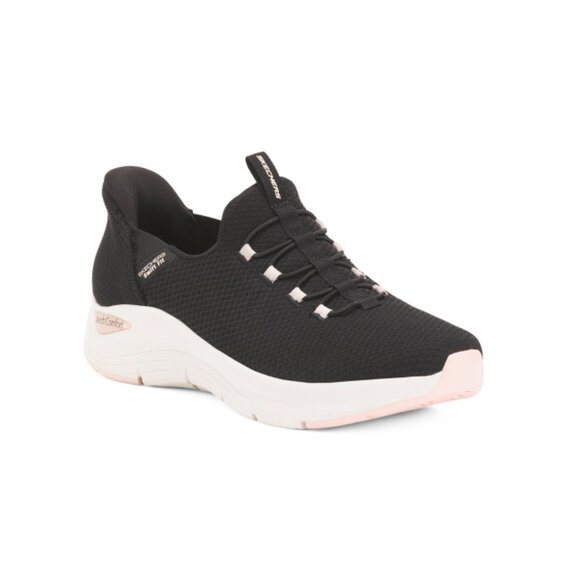 SKECHERS Black Swiftfit Arch Support Sneakers
